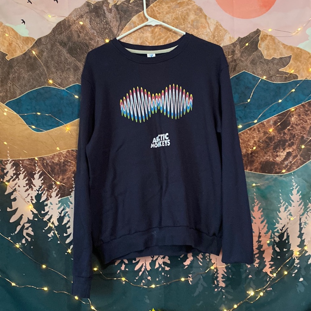 Navy Blue Arctic Monkeys Top